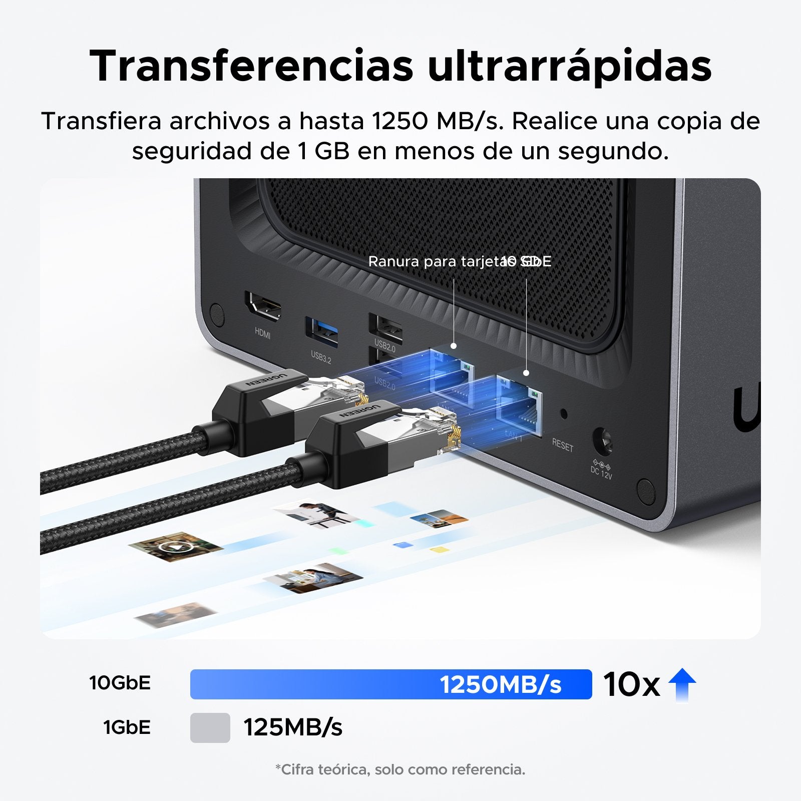 EAN 6941876232611 - Ugreen NASync DXP4800 Plus NAS Escritorio Intel® Pentium® Gold 8505 8 GB DDR5 0 TB UGOS PRO imagen 5
