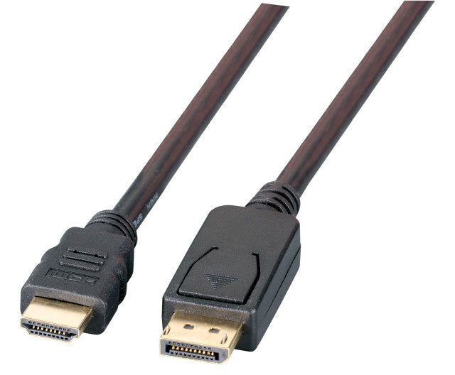 Efb Displayport Hdmi Cable 4k60hz,A-A St-St, 5m, Schwarz