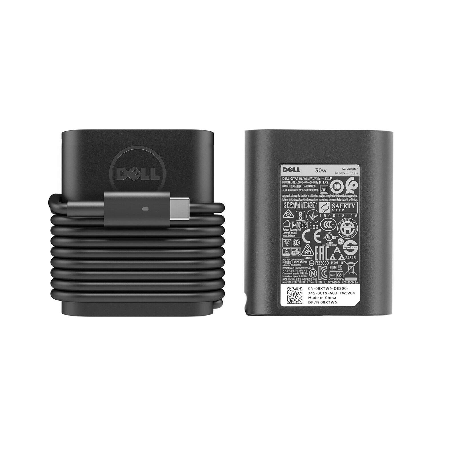 EAN 5705965997642 - DELL AC ADAPTER 30W 3 PIN TYPE C SERIES adaptador e inversor de corriente Interior Negro imagen 1