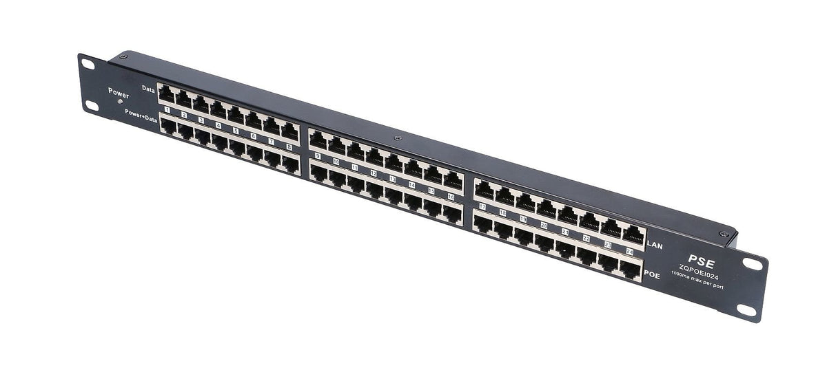 Extralink 24 Port | Poe Injector | 24x 100mb/S Rj45, Rackmount