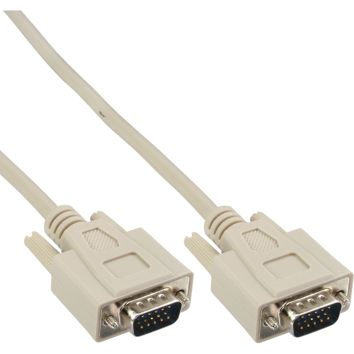 Cable Inline Vga 15 Pin Hd Macho A Macho Gris 1m