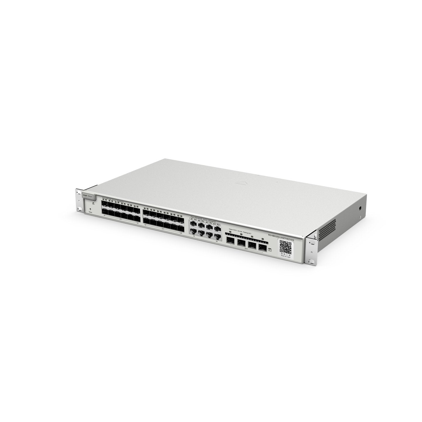 Reyee 24-Port Sfp L2 Managed 10g Switch, 24  Sfp Slots, 8 Gigabit Rj45 Combo Ports, 4 *10g Sfp+ Slo