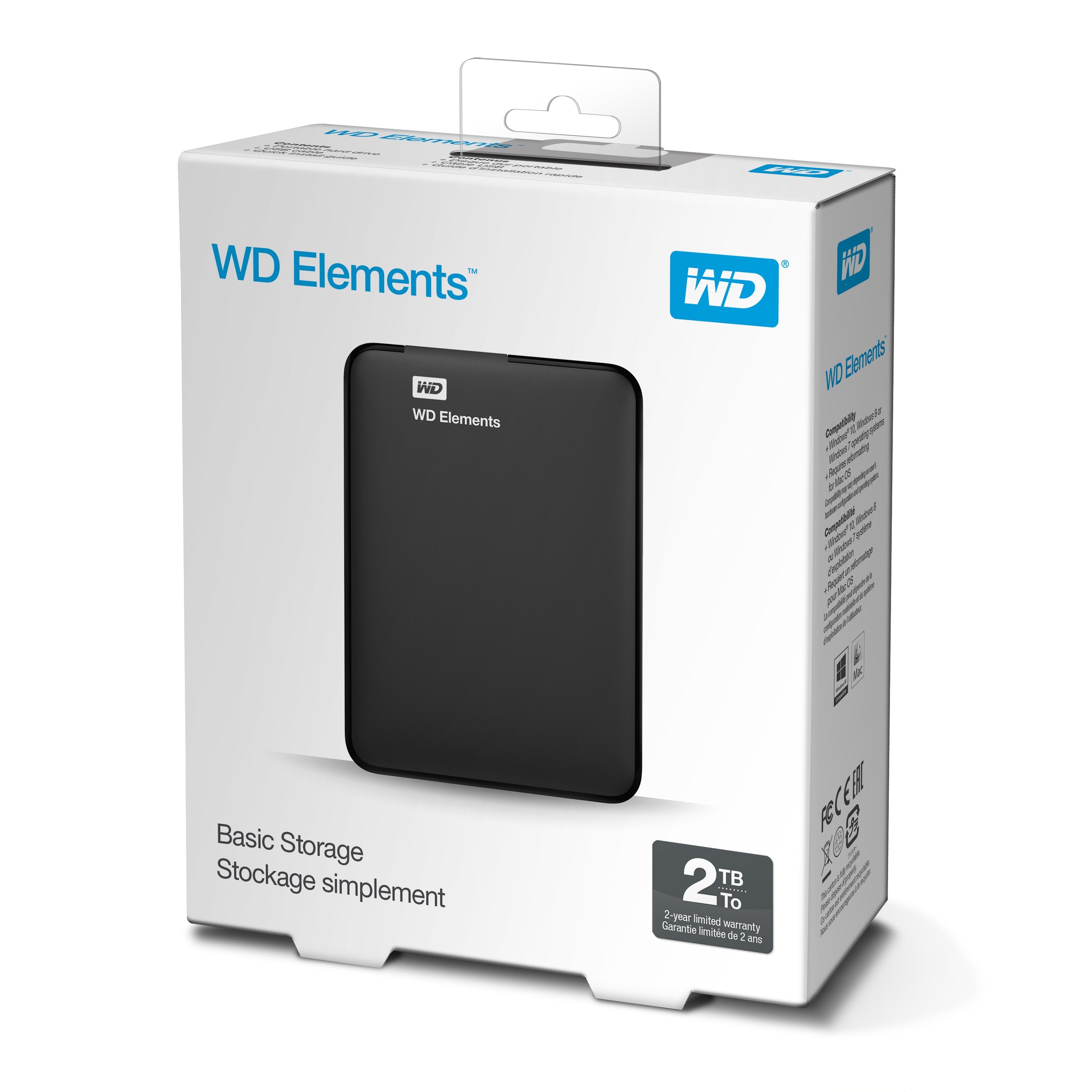 EAN 0718037855363 - Western Digital Elements Portable disco duro externo 2 TB 5400 RPM 2.5" Micro-USB B 3.2 Gen 1 (3.1 Gen 1) imagen 8