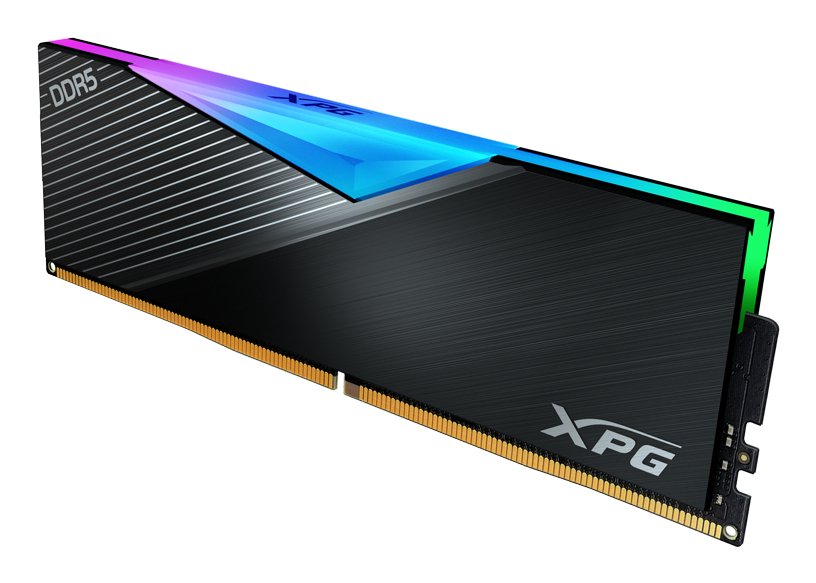 Memoria Adata 64 Gb Ddr5 6400 (2x 32 Gb) Kit Dual Lancer Rgb, Intel Xmp Ax5u6400c3232g-Dclarbk