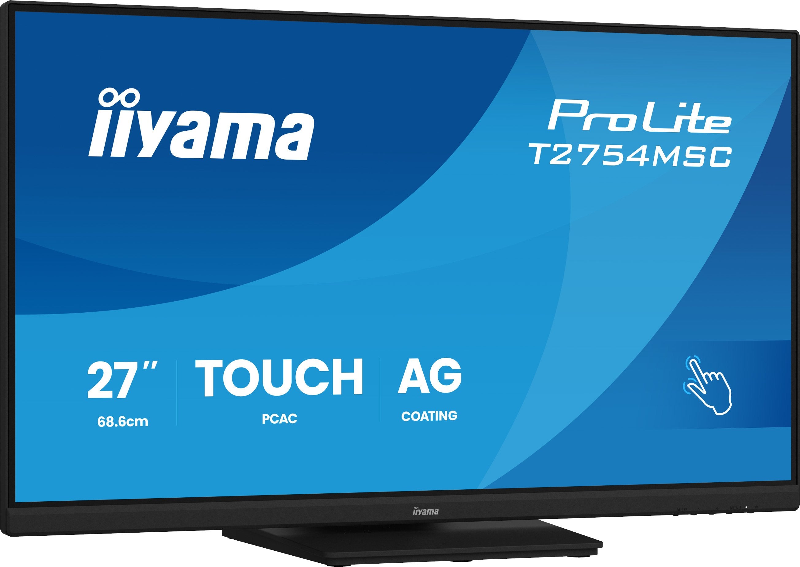 Iiyama 68.6cm 27" T2754msc-B2ag 16:9 M-Touch Vga+Hdmi