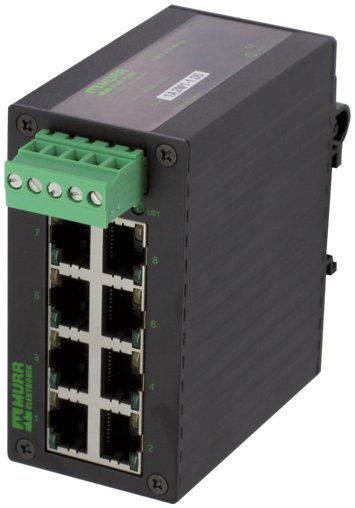 Murr Elektronik 58173 Tree 8 Tx Metal Ge Red Switch Rj45 - Switch - 1 Gbps