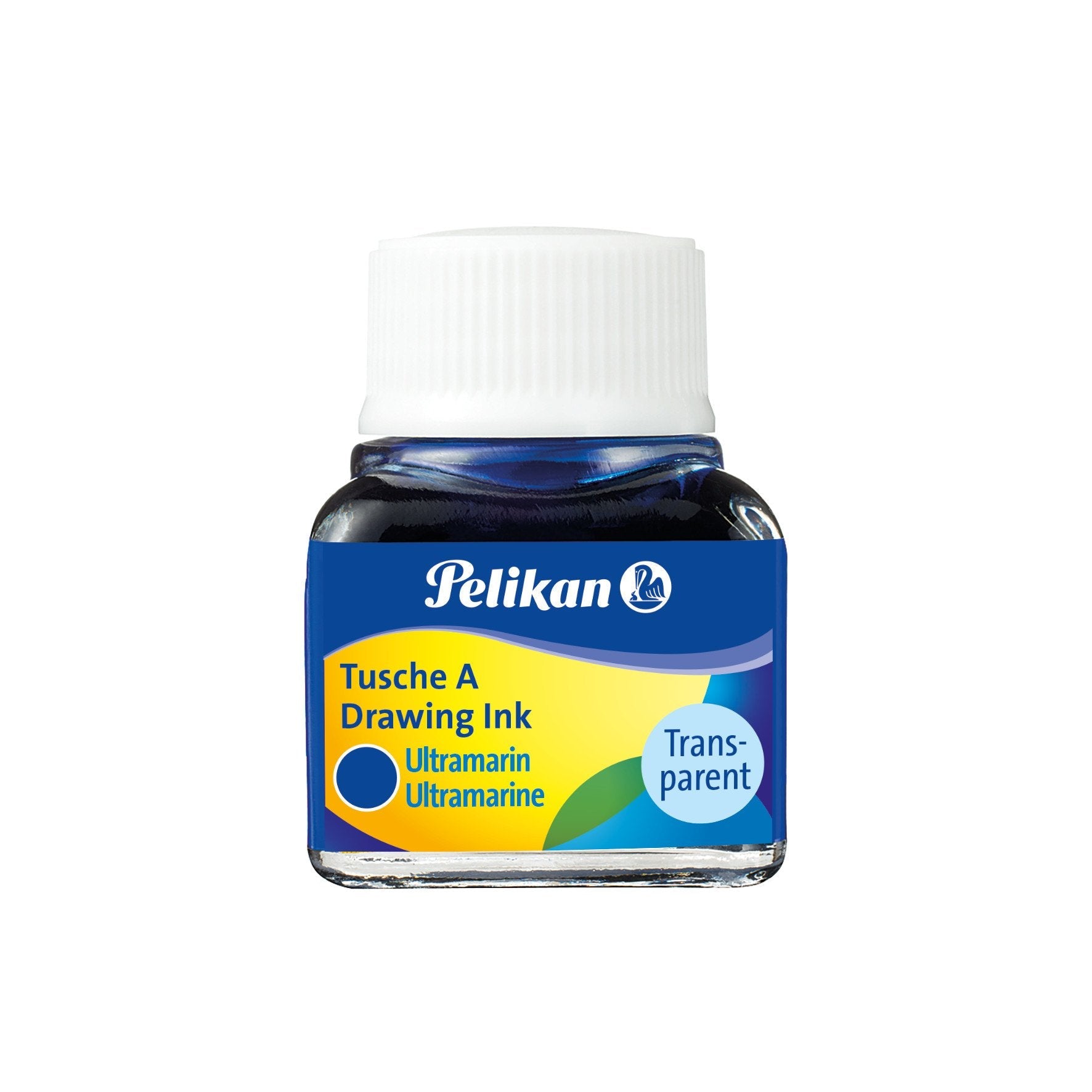 Pelikan Tinta China 523 10ml N.9 - 10ml - Resistente Al Agua - Ideal Para Dibujo Y Caligrafia - Color Azul Ultramar