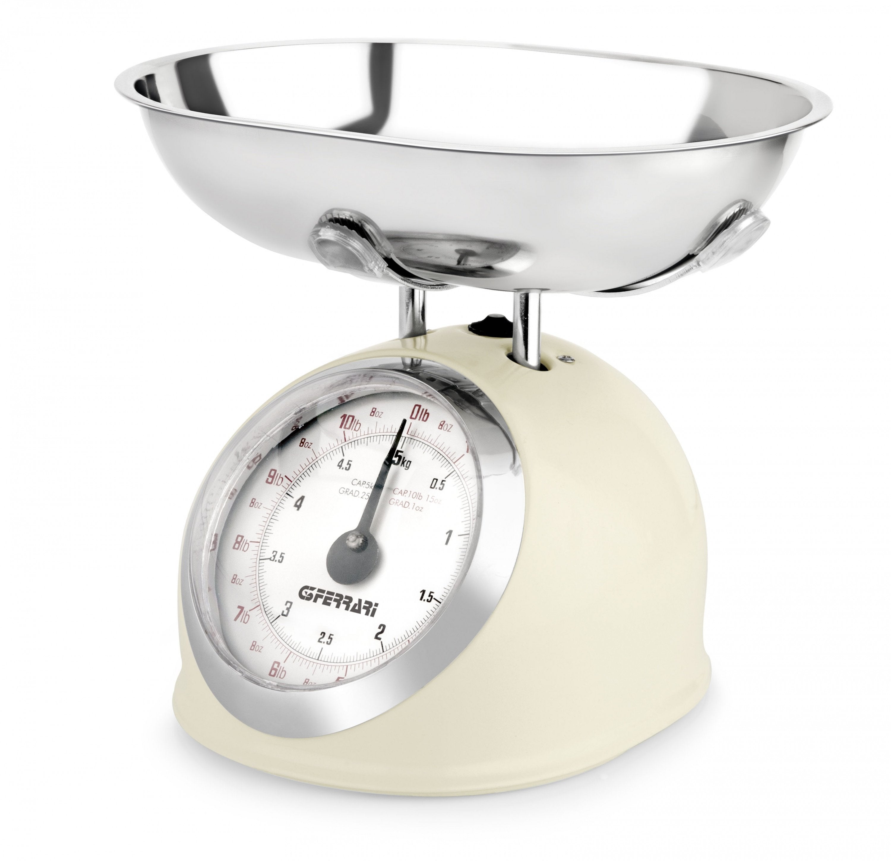 Báscula De Cocina G3 Ferrari Aska Beige Alrededor  Mecánica