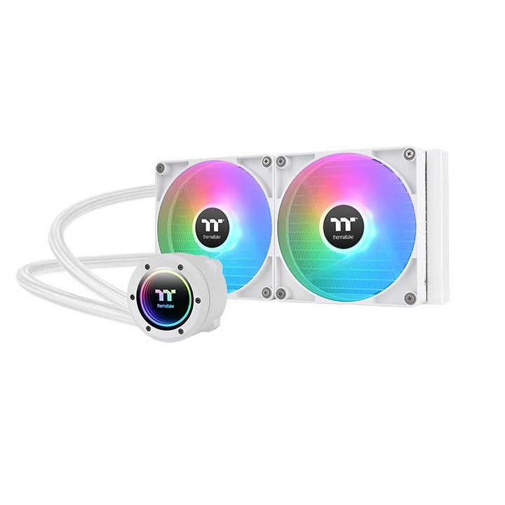 Refrigeración Thermaltake Th280 V2 Argb Sync All-In-One Liquid Cooler Snow Edition, Blanco