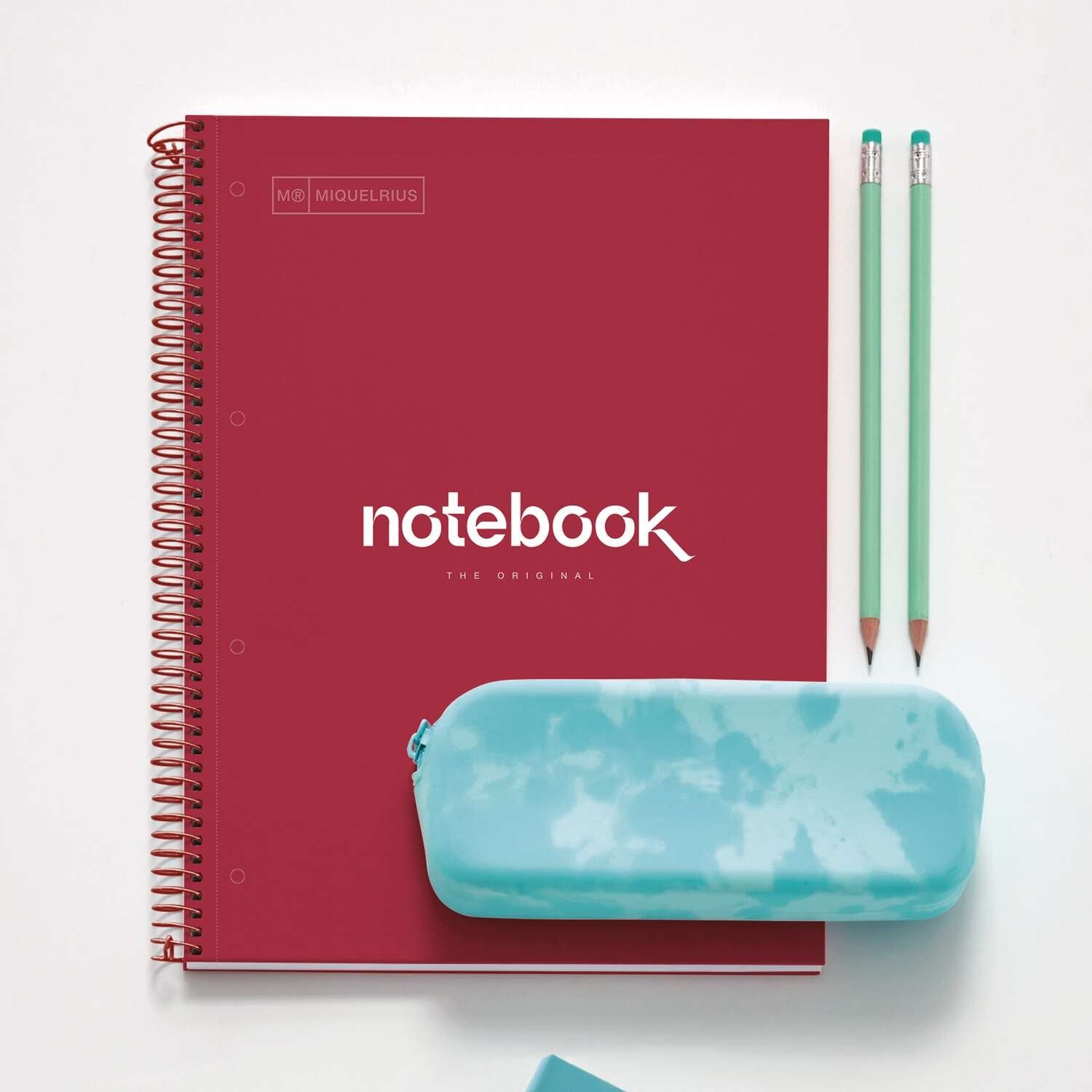 Maul A460525 Cuaderno Y Block A4 80 Hojas Rojo