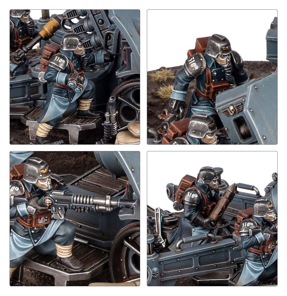 Warhammer 40k - Astra Militarum Equipe D'Artillerie De Krieg