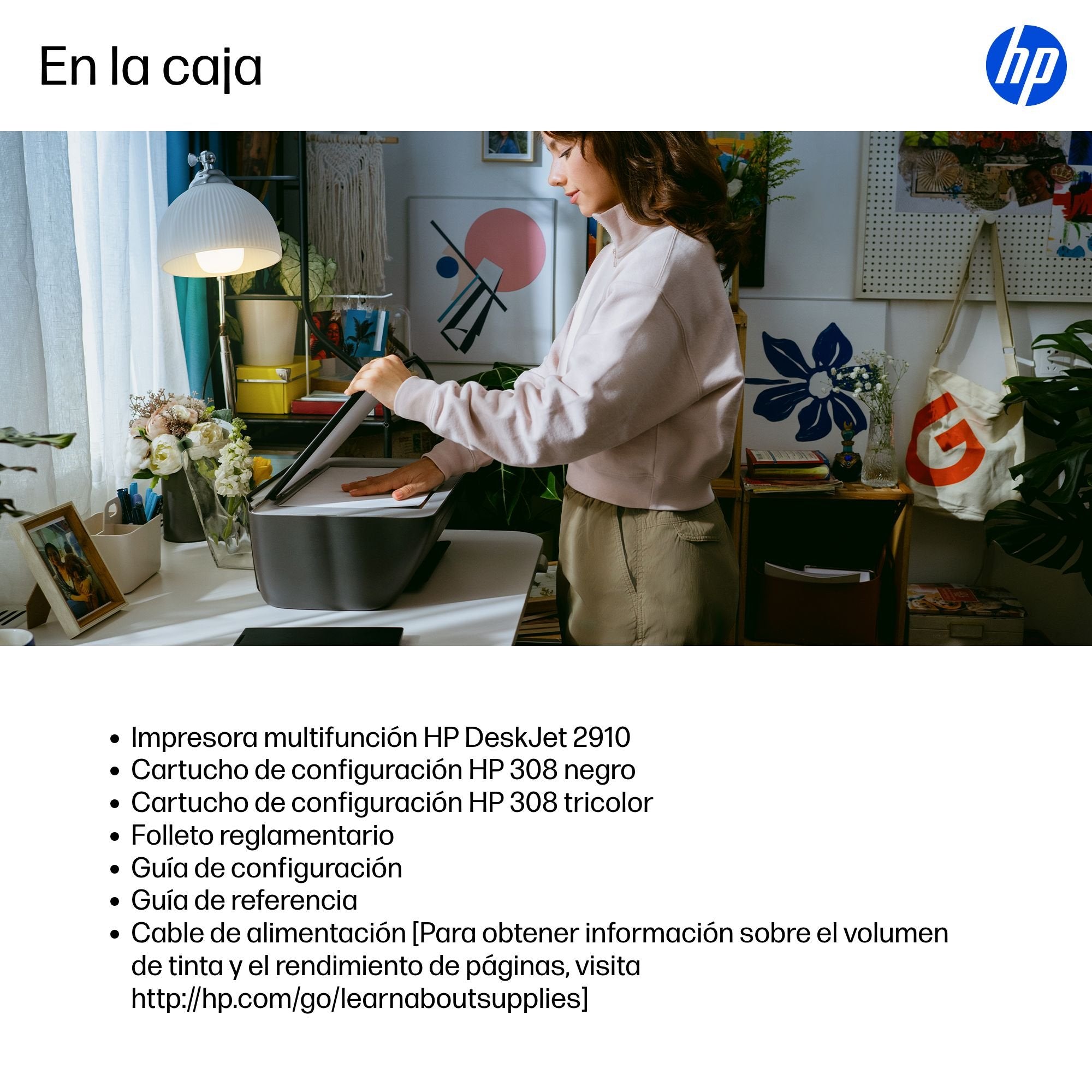 EAN 0198828789549 - HP DeskJet 2910 Inyección de tinta térmica A4 4800 x 1200 DPI 7,5 ppm Wifi imagen 4