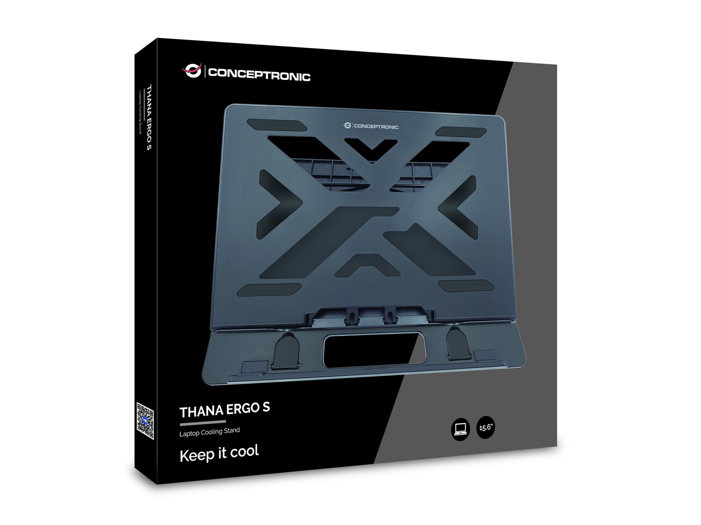Conceptronic 2-Fan Cooling Pad / Thana03b Ergonomisch