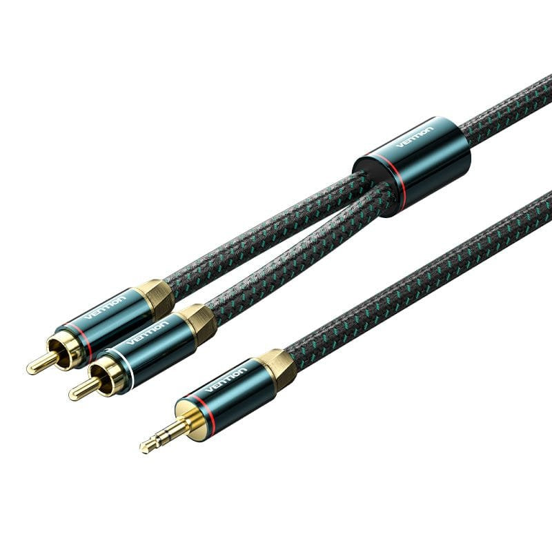 EAN 6922794774285 - Vention BCSGF cable de audio 1 m 2 x RCA 3,5mm Verde imagen 1