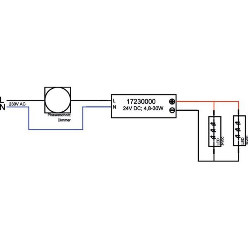 Brumberg 17230000 Netzgerät Rechte. Ws Phase 30w 24v