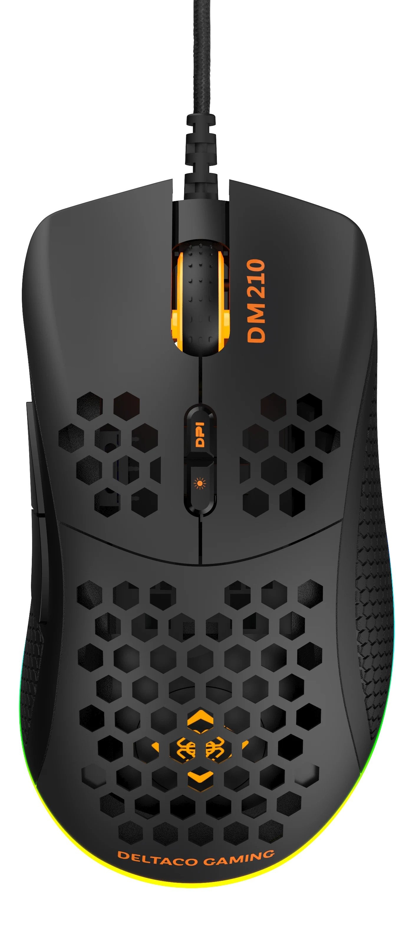 Deltaco Dm210 Ratón Juego Mano Derecha Usb Tipo A 6400 Dpi
