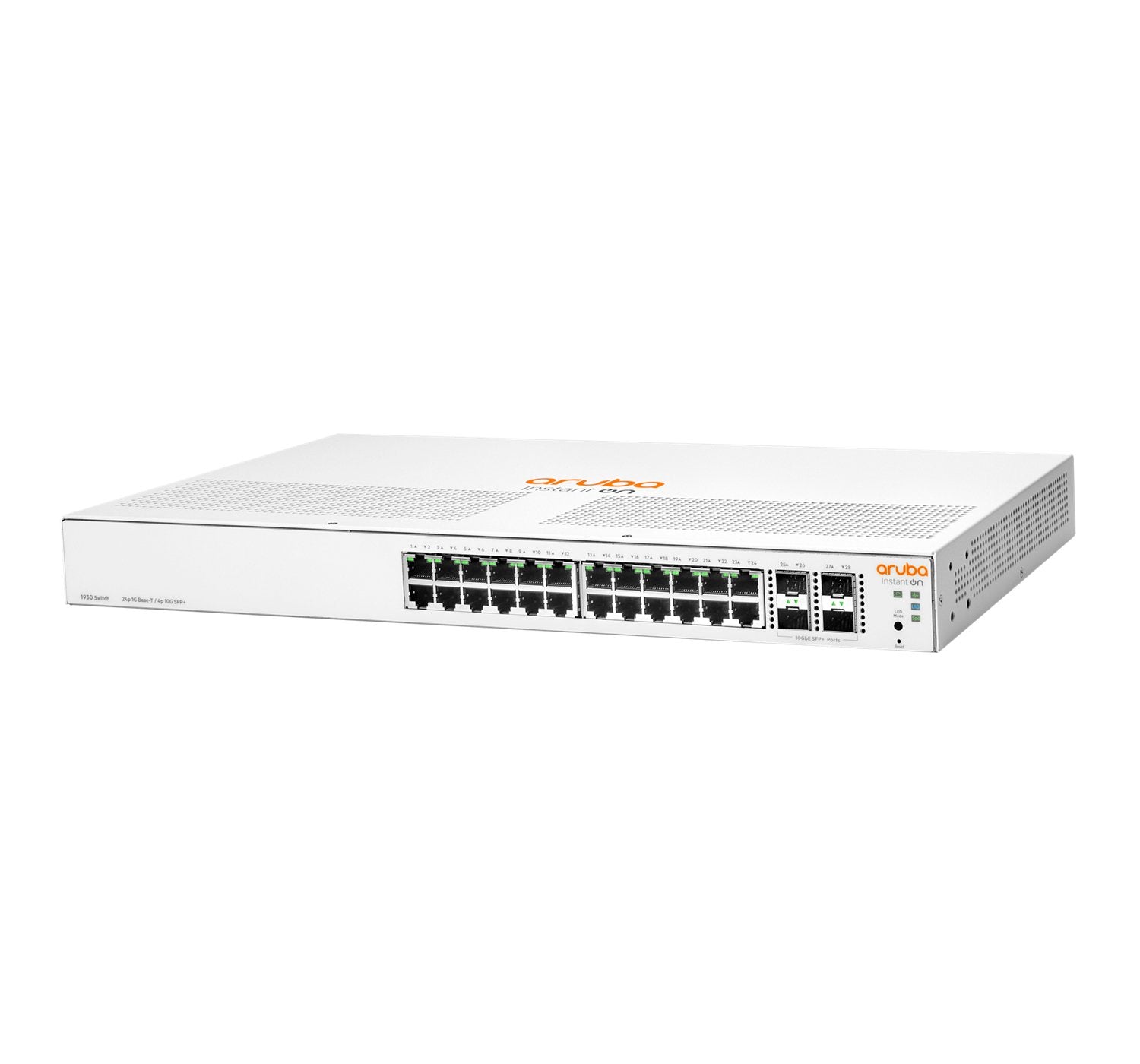 Aruba Instant On 1930 24g Class4 Poe 4sfp/Sfp+ 195w Gestionado L2+ Gigabit Ethernet [10/100/1000] Energía Sobre Ethernet [Poe] 1u Blanco