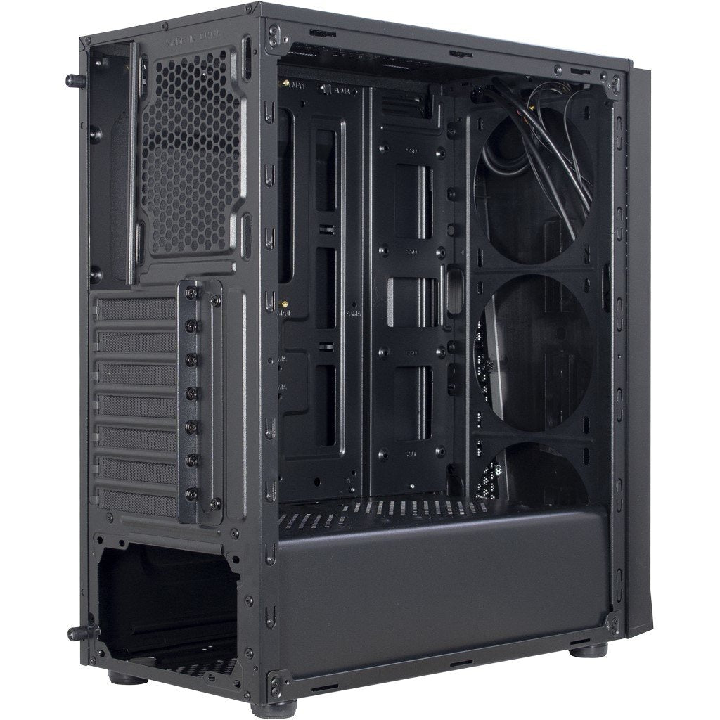 Caja Pc Inter-Tech T-11 Televen Lateral De Cristal Acrílico