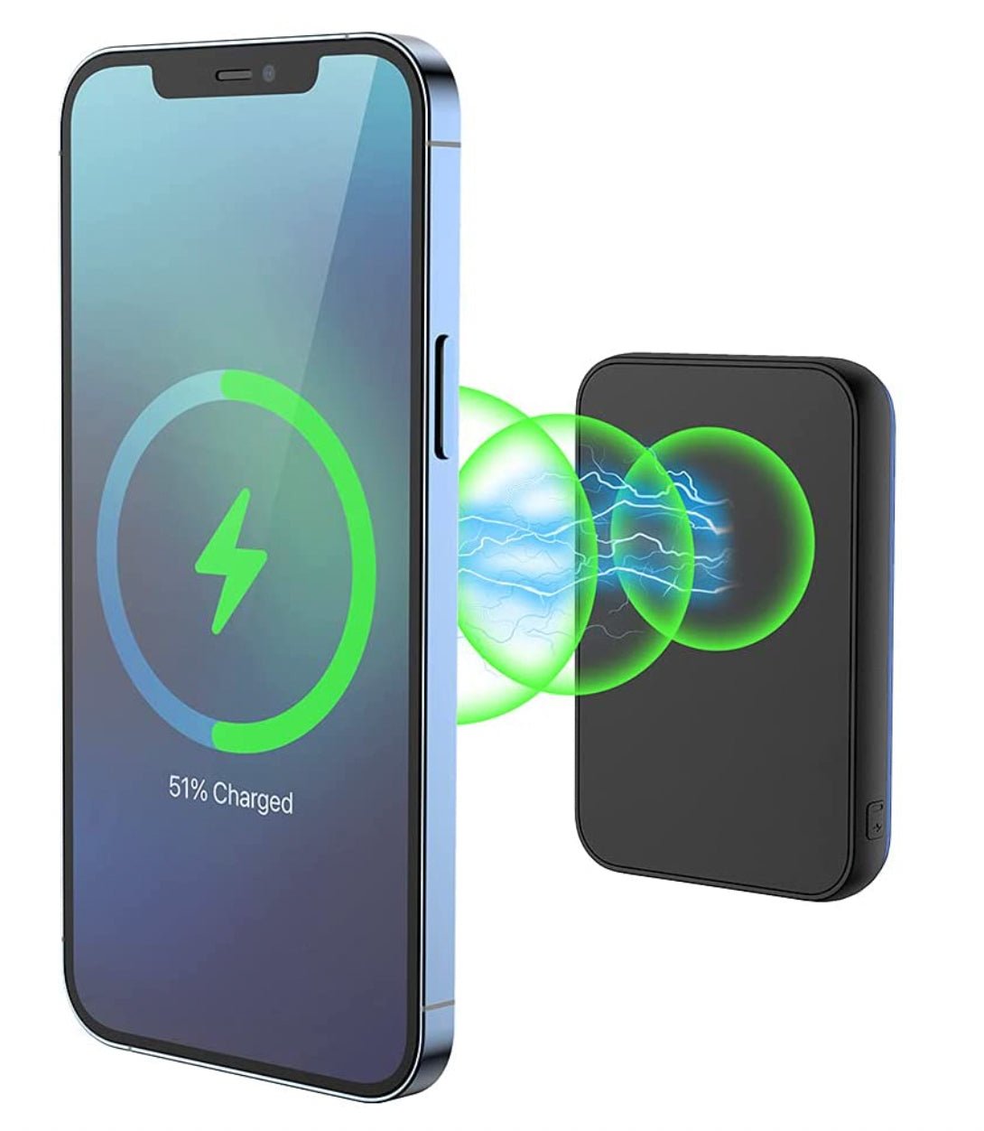 Xtrememac Inductiva Power Bank - 3-In-1, Magsafe - 10000 Mah - 20 Watt - Fast Charge - 2 Puntos De Conexión De Salida (Usb, Usb-C)