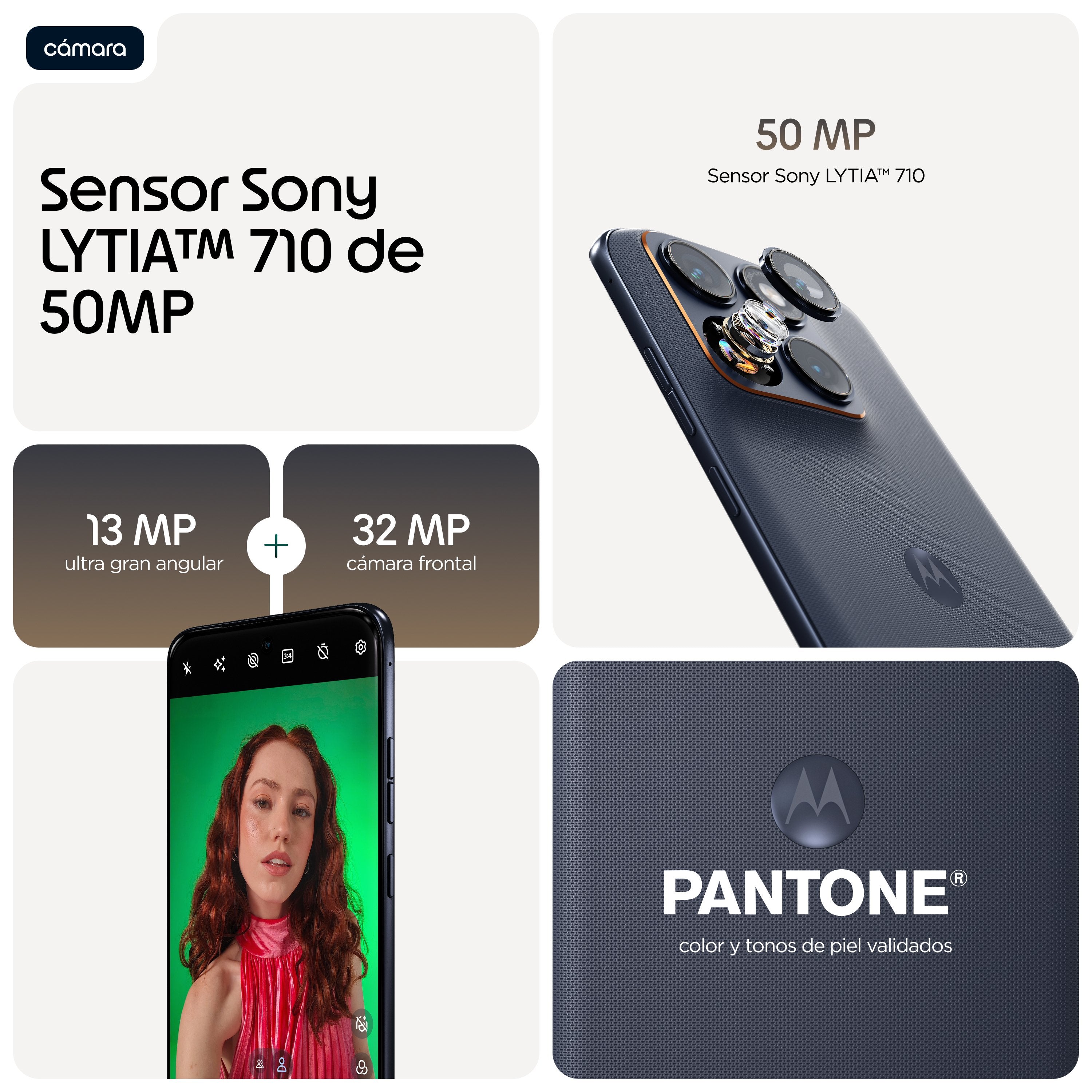 EAN 840493611020 - Motorola edge 70 fusion 17,2 cm (6.78") SIM doble Android 16.0 5G USB Tipo C 12 GB 256 GB 7000 mAh Negro imagen 6