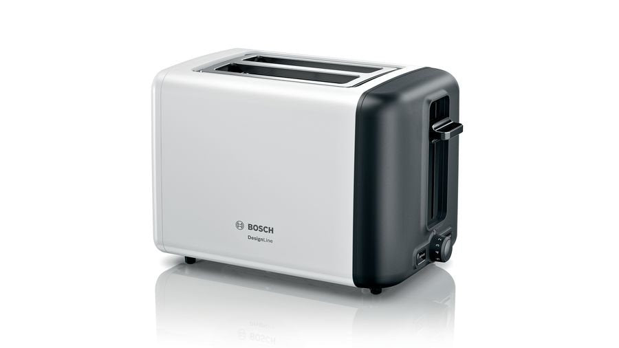 Bosch Tat3p421de Designline - Tostadora 970 W, Color Blanco