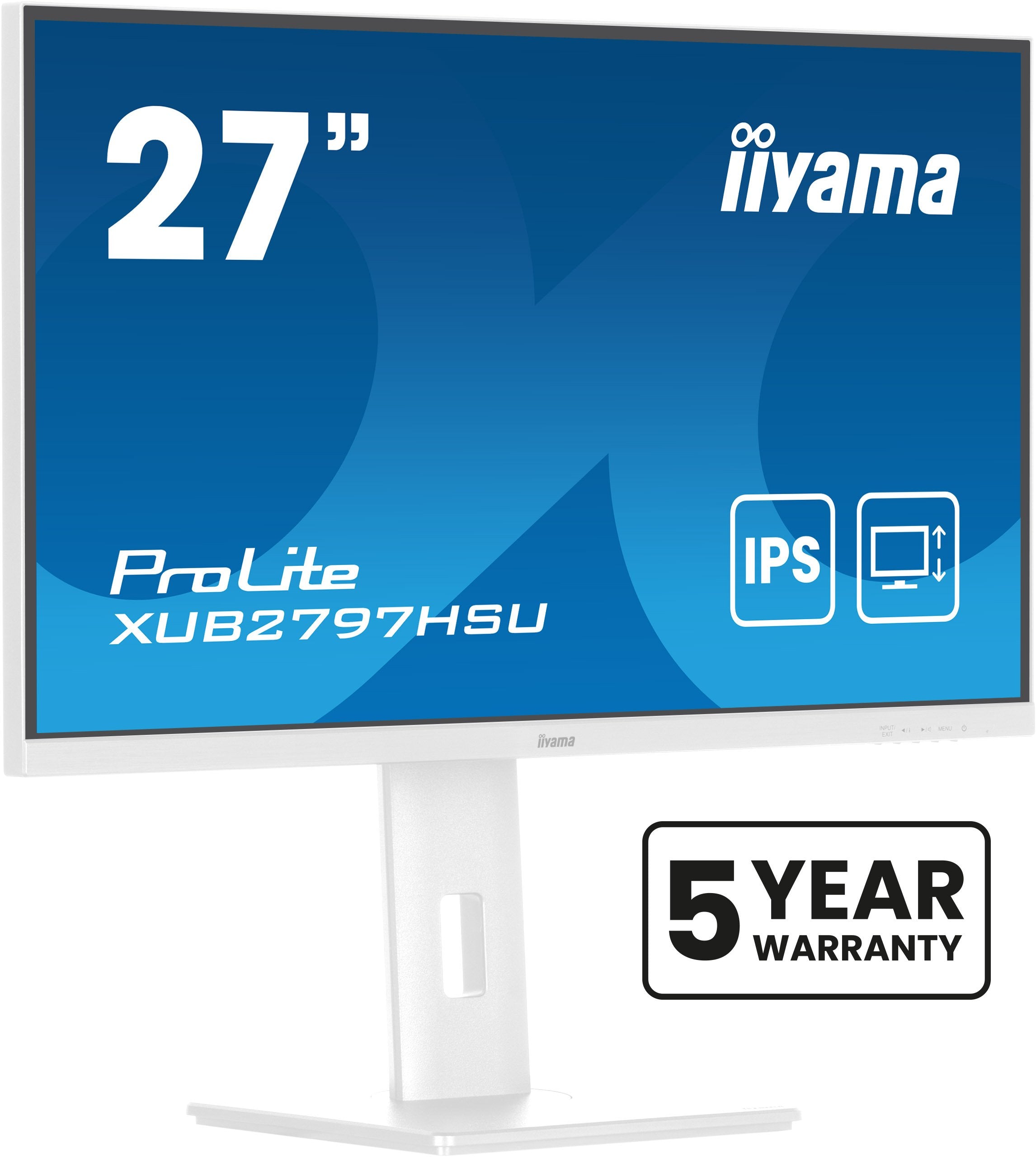 EAN 4948570124893 - iiyama ProLite XUB2797HSU-W2 pantalla para PC 68,6 cm (27") 1920 x 1080 Pixeles Full HD LED Blanco imagen 1