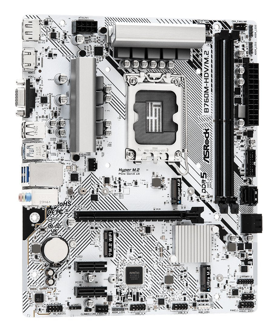 EAN 4710483943485 - Asrock B760M-HDV/M.2 placa base Intel B760 LGA 1700 micro ATX imagen 4