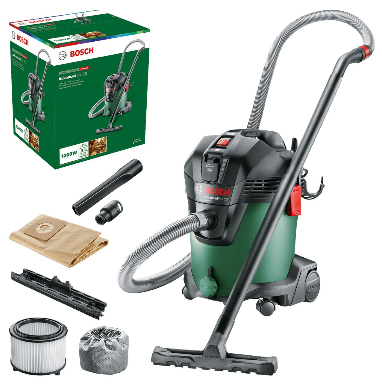 Aspirador Industrial Bosch Advancedvac Aspirador 1200w