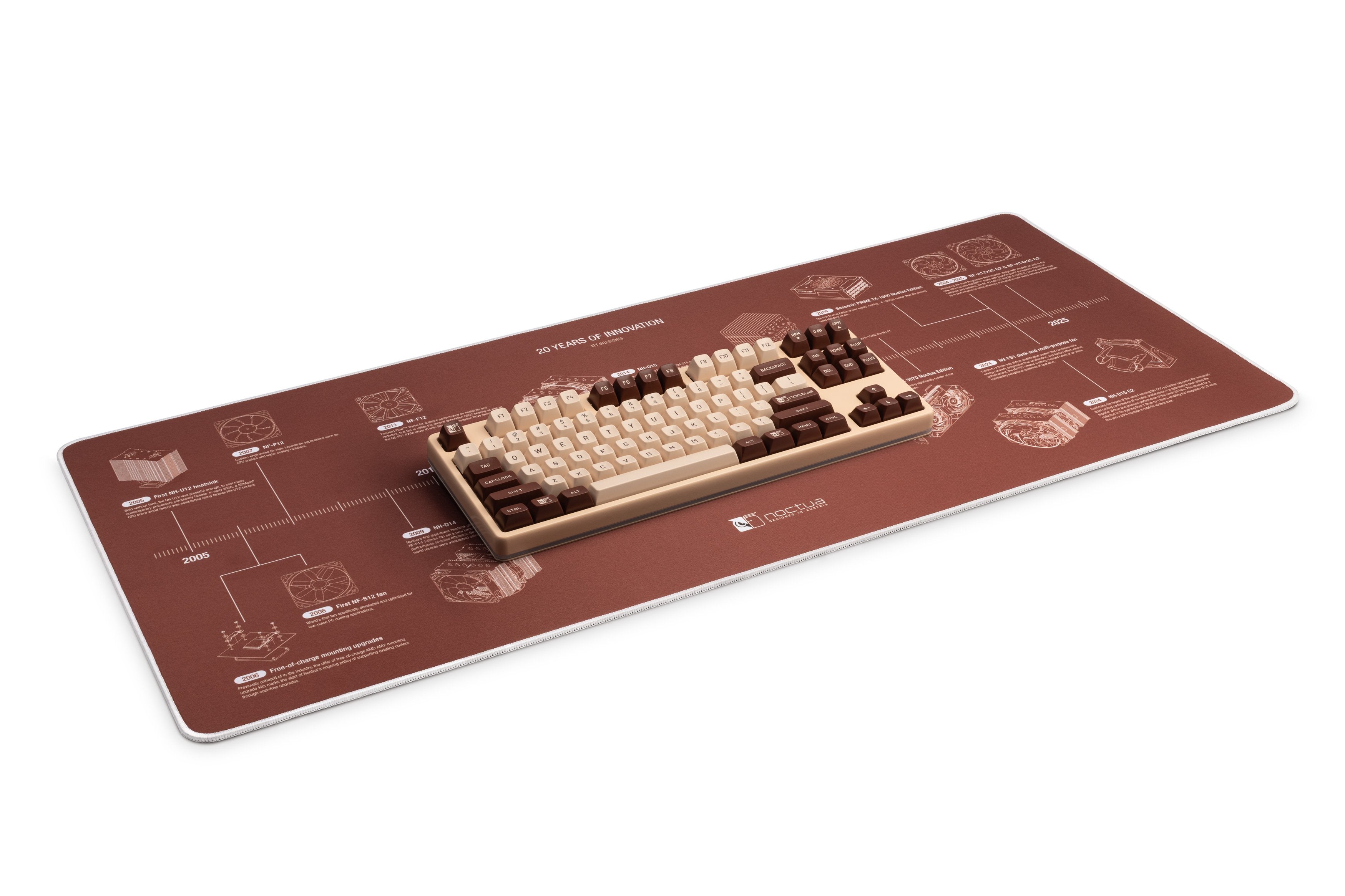 Alfombrilla De Ratón  Noctua Np-Dm3 Gaming Marrón/Blanco Np-Dm3