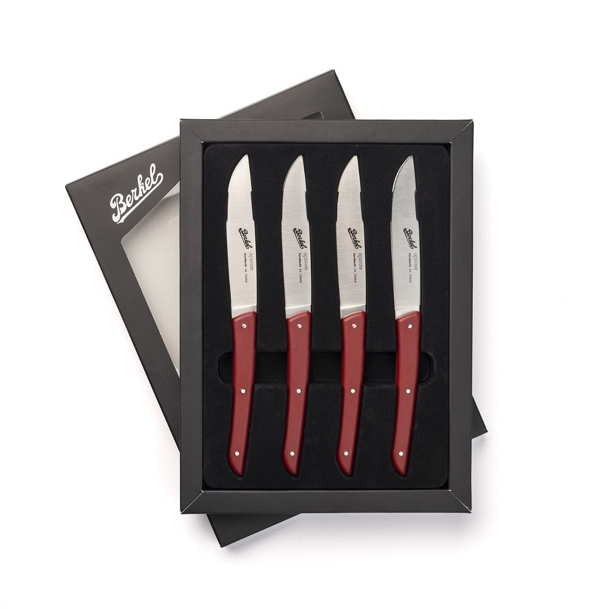 Berkel Kco4sw11smrbl Cuchillo De Cocina Acero Inoxidable 4 Pieza Cuchillo Para Carne