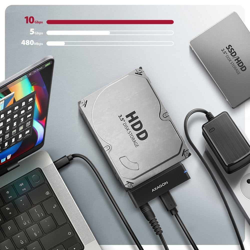 EAN 8595247908636 - Axagon Nicht kategorisiert tarjeta y adaptador de interfaz SATA imagen 6
