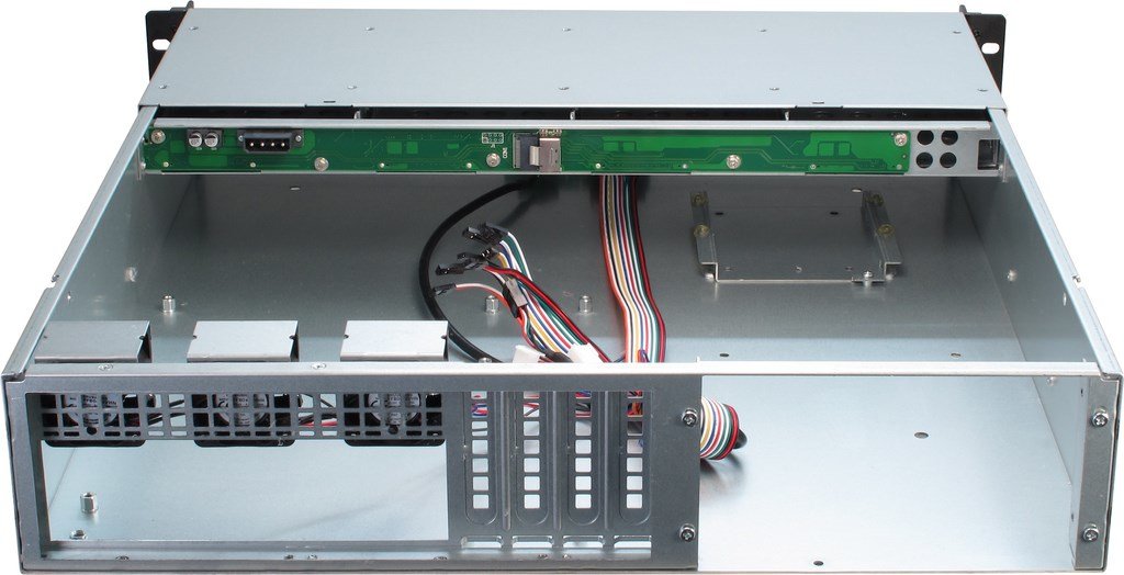 Gehäuse 19'' Ipc 2he Rack 2u-2404l 2u-Rack Negro Ohne Netzteil 2xusb3.0