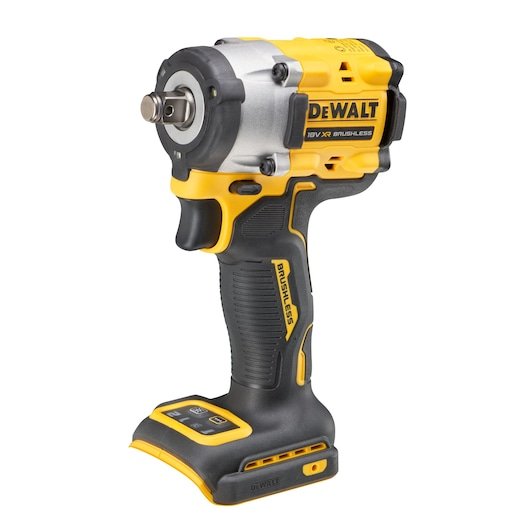Llave De Impacto Inalámbrica Dewalt Dcf921nt, 18 Voltios, 1/2" Amarillo/Negro, Sin Batería Ni Cargador, En Caja Tstak Dcf921nt-Xj