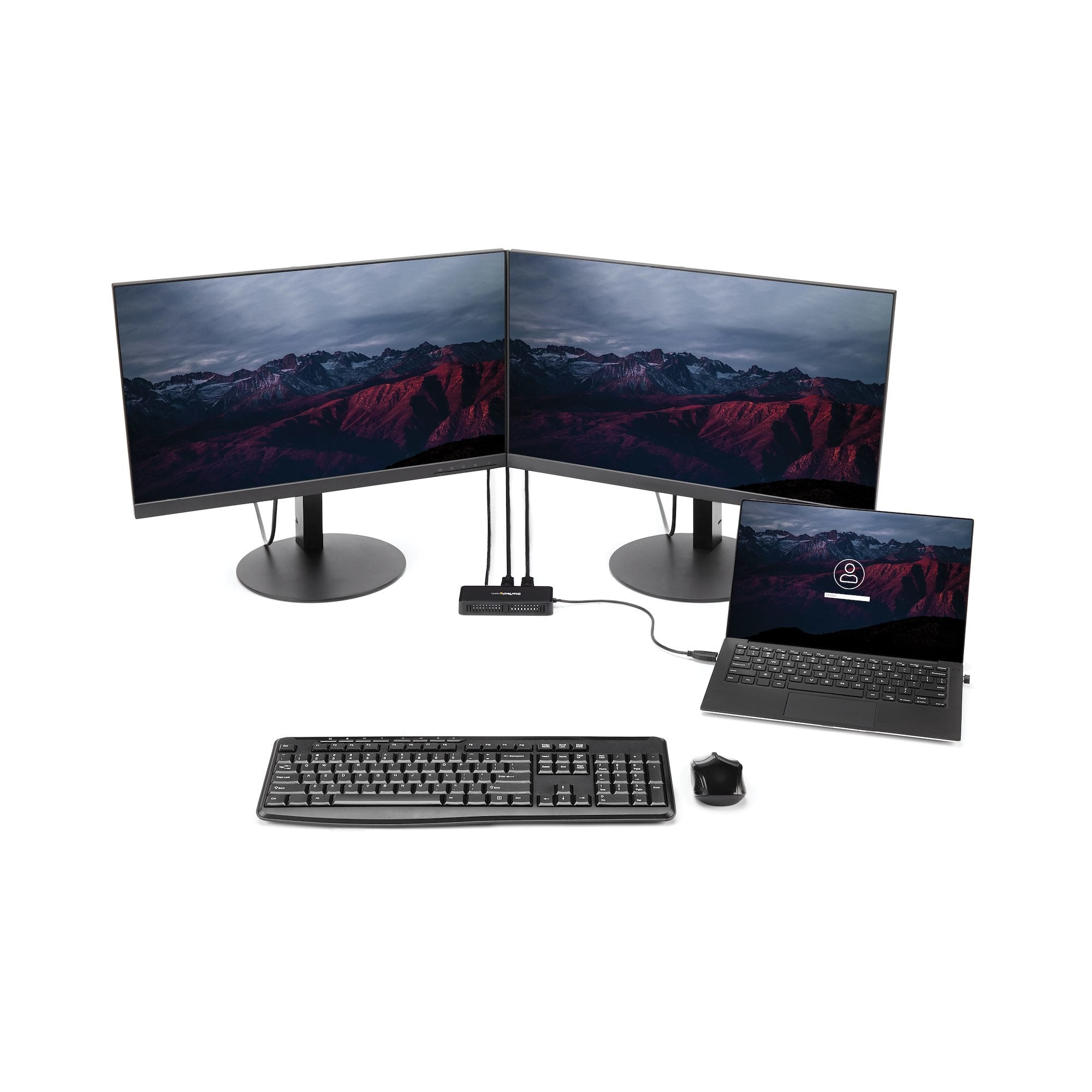 Startech.Com Mini Dock Usb A Displayport Doble Con Lan Gbe - 4k Doble De 60hz