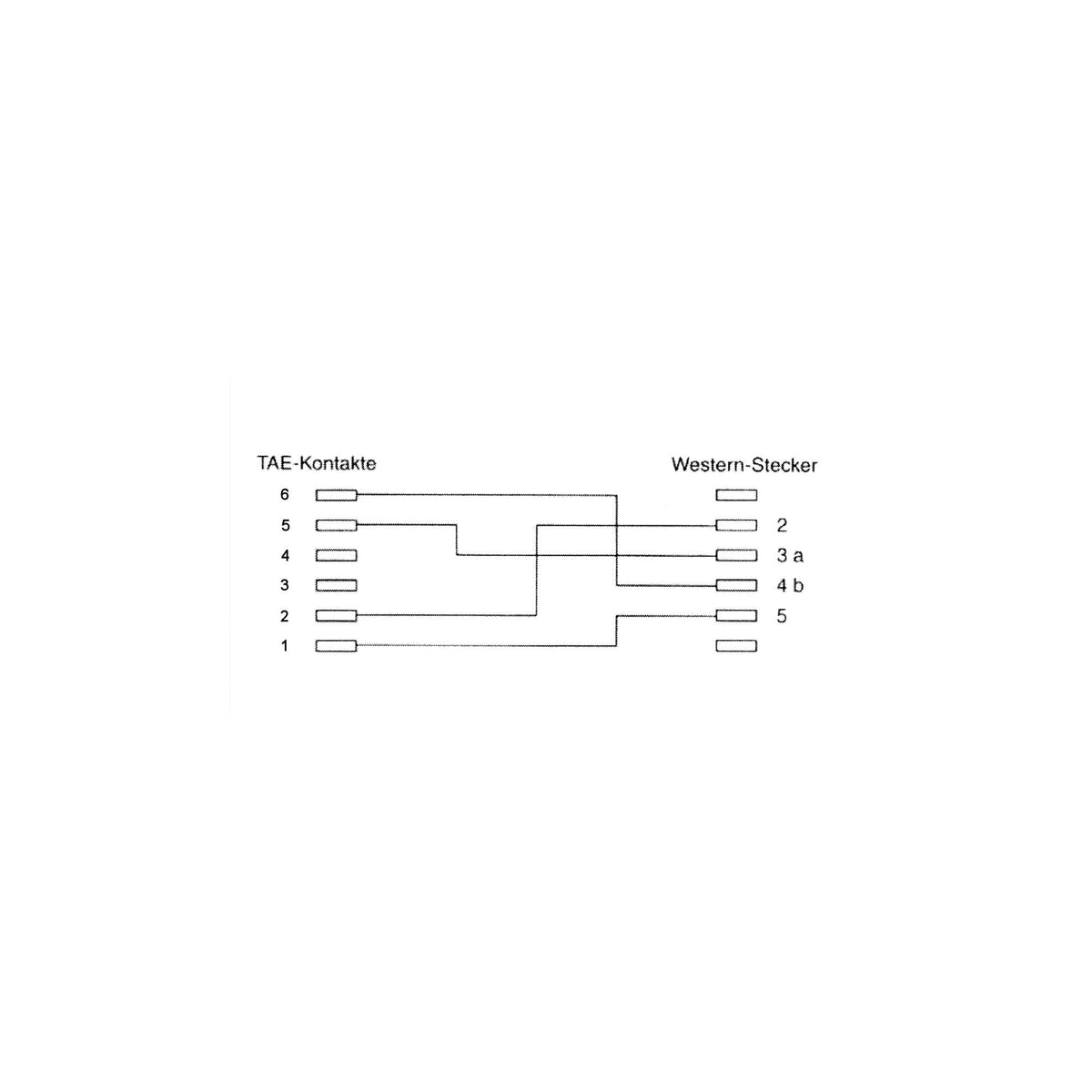 Cable Inline Tae-N, Tae-N A Rj11 (6p4c), 1 M