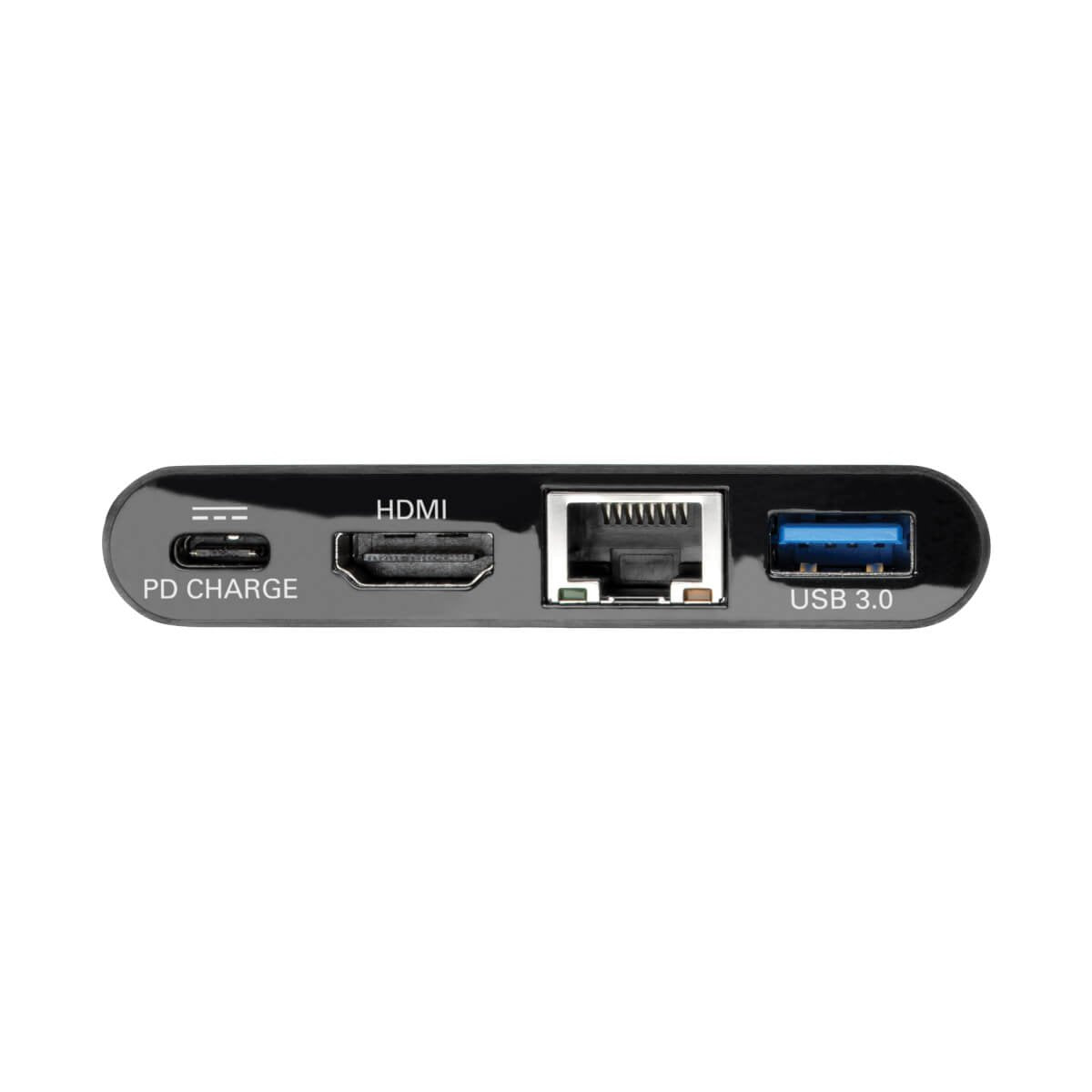 Tripp Lite Adaptador Usb-C Type-C A Hdmi Con Hub Usb-A, Gigabit Ethernet, Thunderbolt 3, 4k  Carga Pd, 30 Hz, Negro