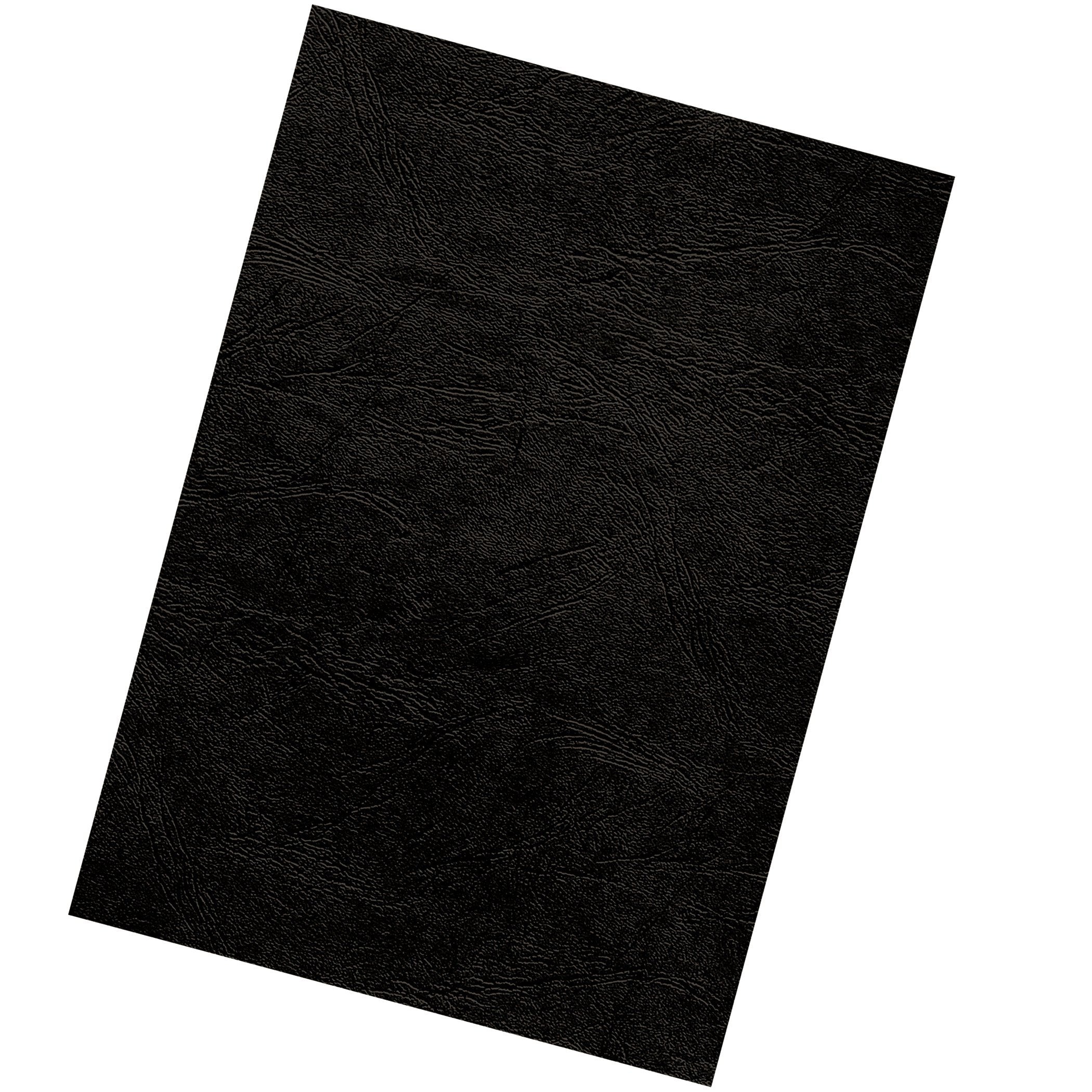 Fellowes Pack De 25 Portadas De Carton Simil Piel Delta Cuero A4 - 250 Gr - Color Negro