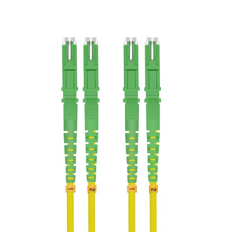 Helos Lwl Cable De Red E2000® Apc/E2000® Apc (Lsh) Duplex 9/125?M Os2 Amarillo 10,0m