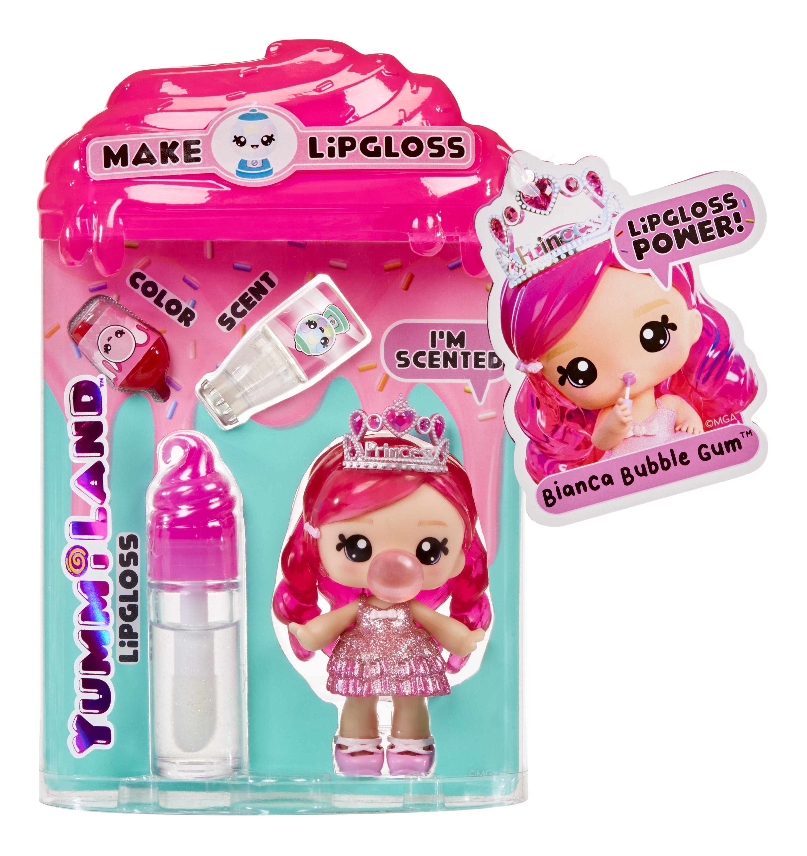 Muñeca De Brillo De Labios Yummiland De Mga Entertainment: Bianca Bubblegum, Muñeca   120711-Euc