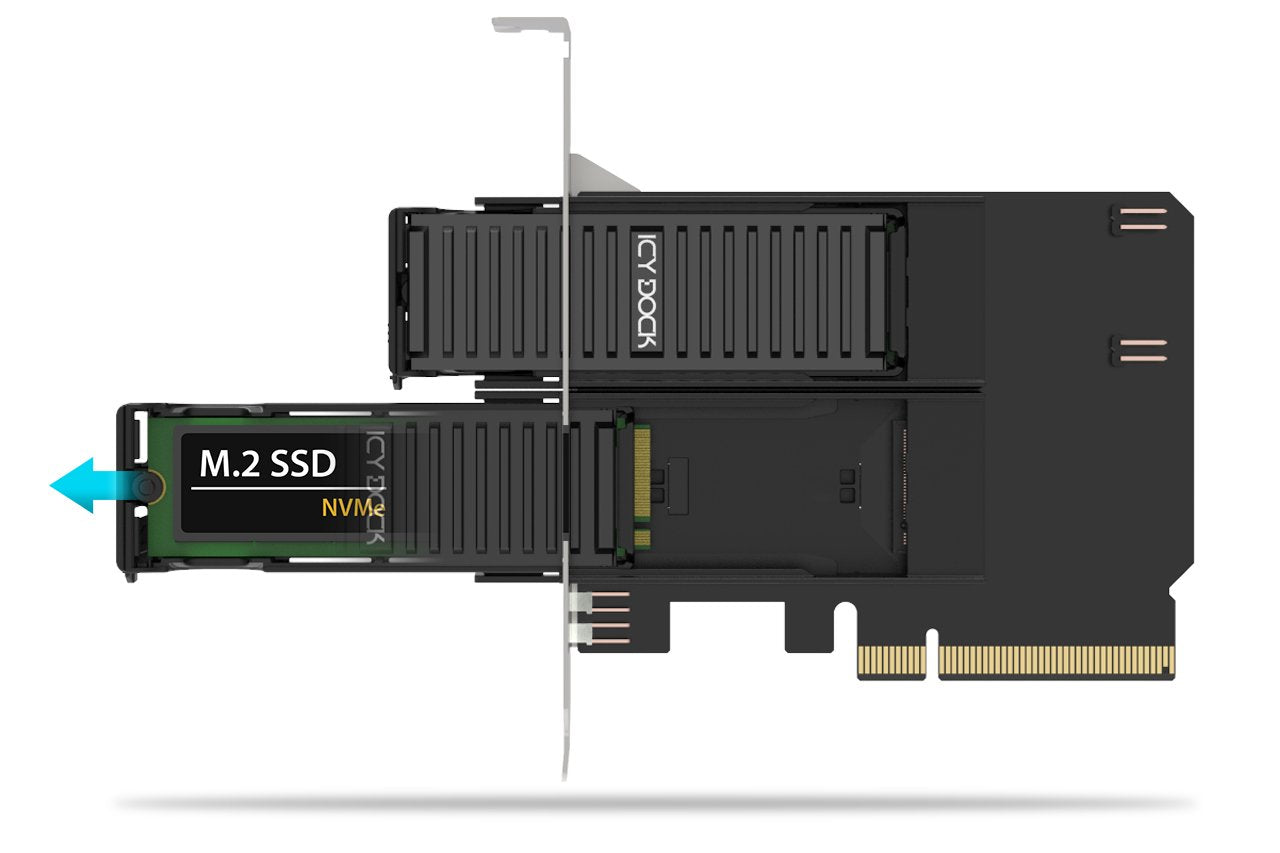 EAN 4713227446280 - Icy Dock MB312M4P-B tarjeta y adaptador de interfaz M.2, PCIe imagen 2