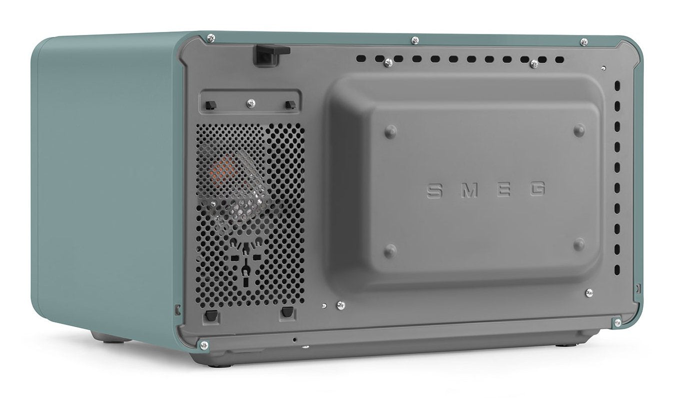 Microondas Smeg Con Grill Moc01egmeu, 4 Funciones, 1900w, Verde Esmeralda Mate
