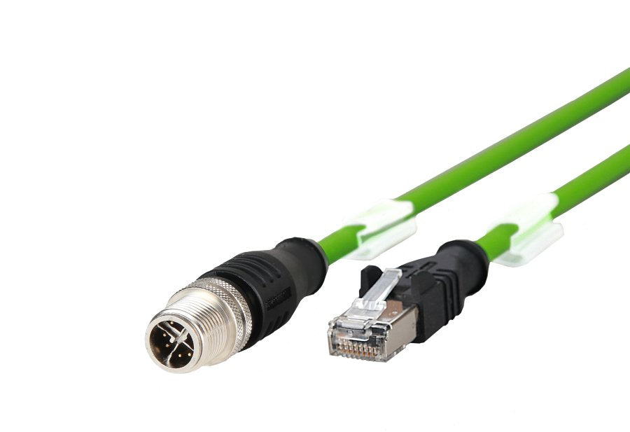 Metz Connect Verbindungsleitung M12 St-Rj45 St 8-Pol X-Kodiert Gerade-Gerade 2m