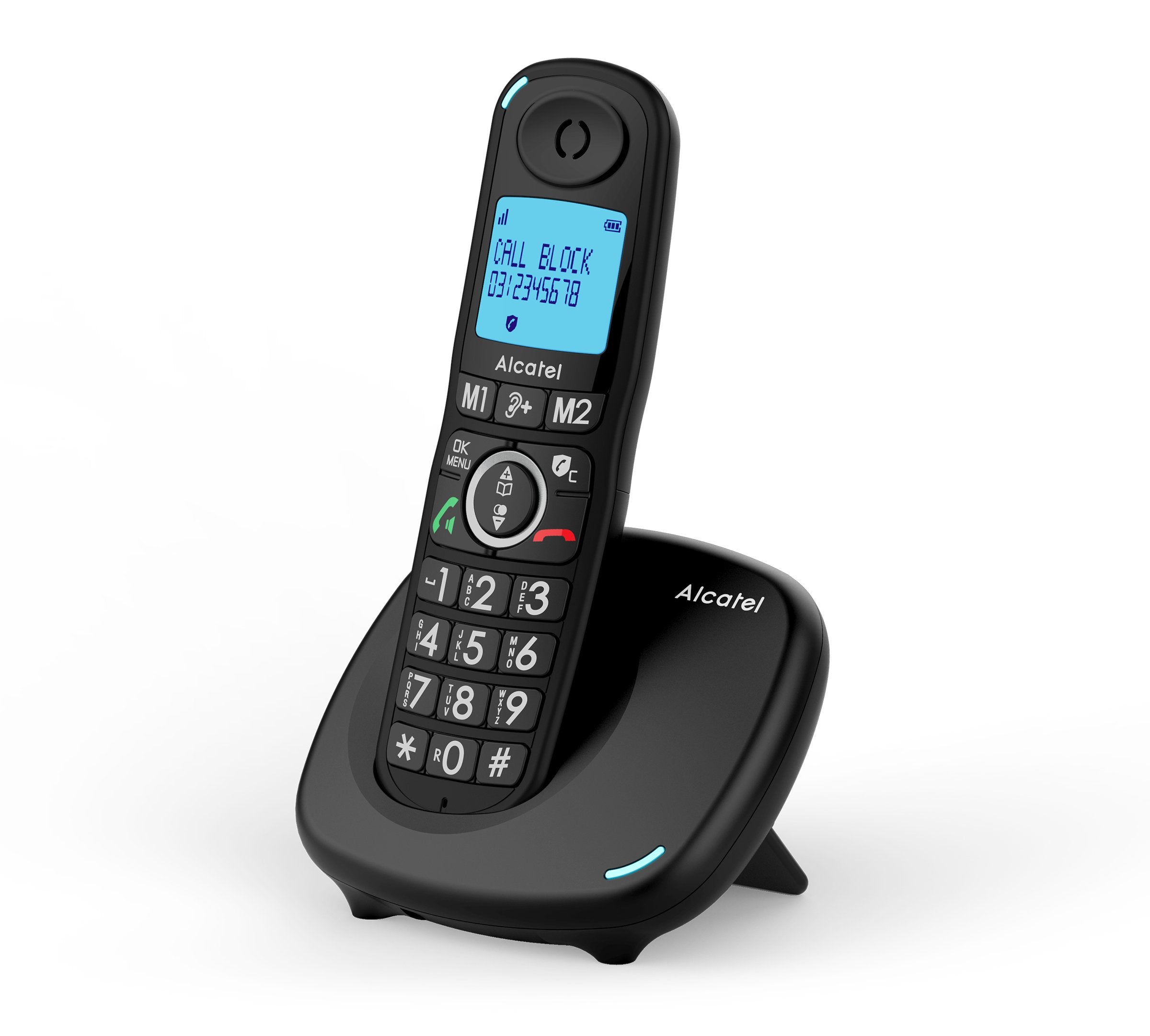 Telefono Inalambrico Alcatel Xl535 Call Block Black