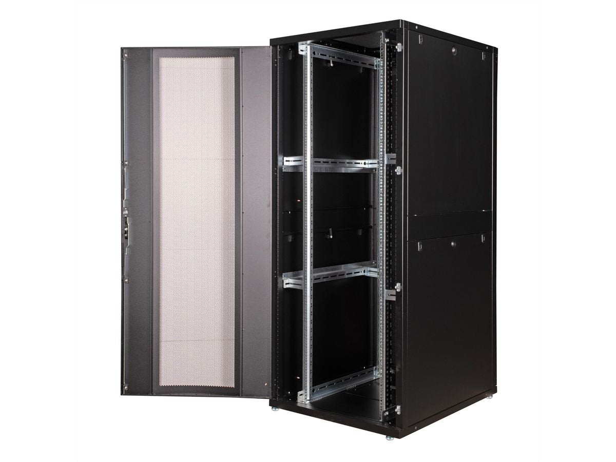 Roline 19-Zoll Serverschrank Pro 42 He, 800x1000 Bxt Schwarz