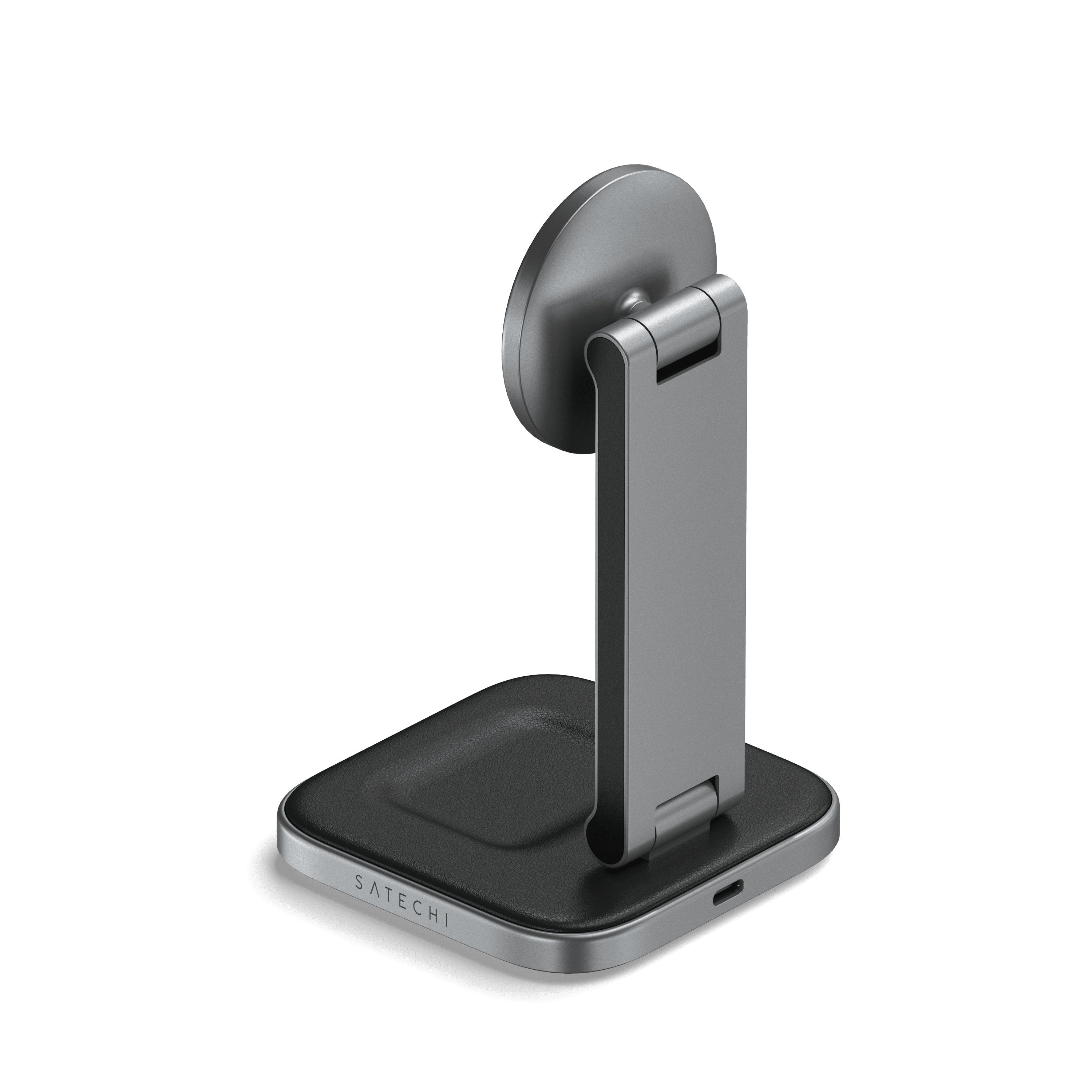 EAN 810086361236 - Satechi ST-Q21FM cargador de dispositivo móvil Auriculares, Smartphone Gris USB Cargador inalámbrico Inter imagen 4