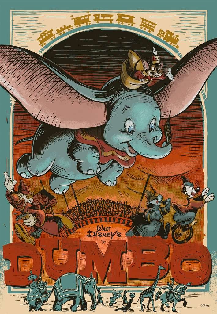 Ravensburger Puzzle Disney 100 Dumbo 13370