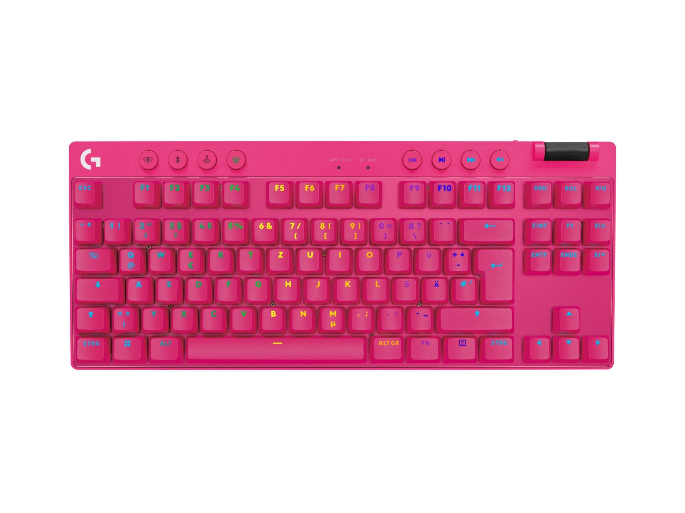 EAN 5099206113336 - Logitech G 920-012155 teclado Juego RF Wireless + Bluetooth QWERTZ Alemán Magenta imagen 4