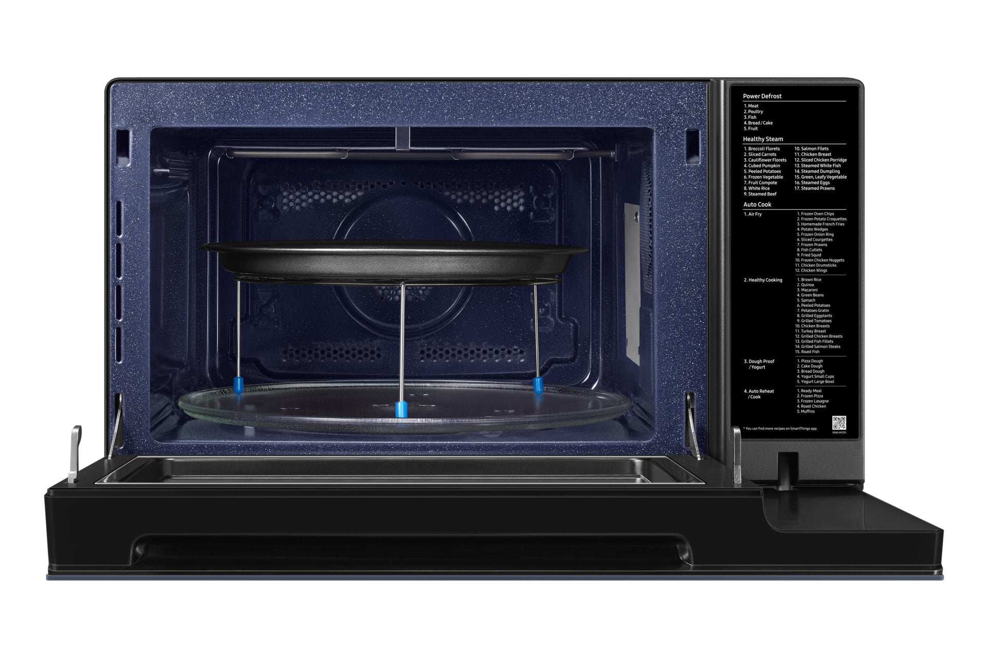 Microondas Samsung Con Grill 900w 32litros - Mc32db7746kde1 *Azul Marino Limpio*