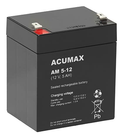 EAN 5902367801755 - EMU Electronic AM 5-12 T2 VRLA AGM 12 V 5 Ah imagen 1