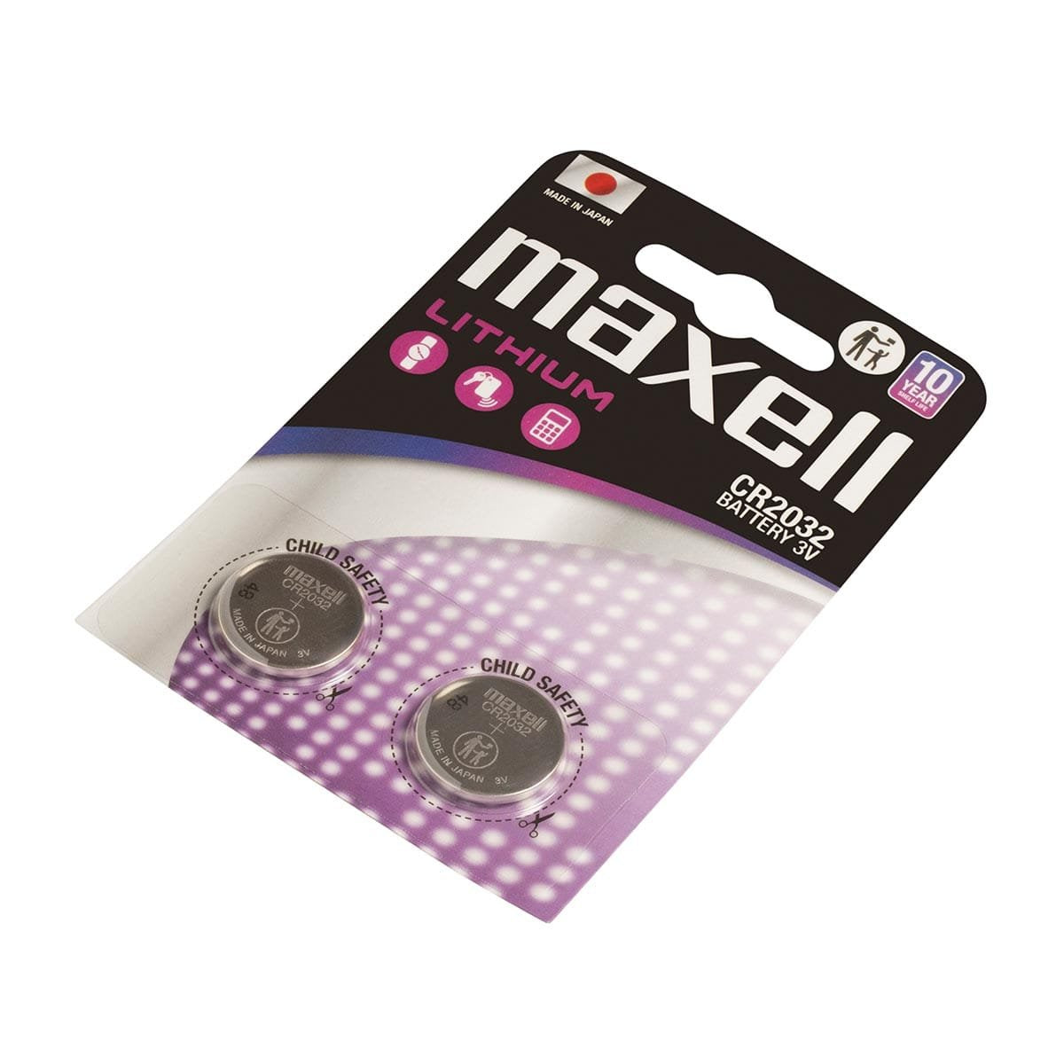 Maxell Pila Boton Litio Cr2032 3v Blister*2